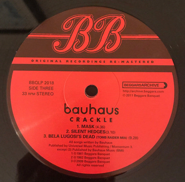 Crackle: Best Of Bauhaus - Bauhaus