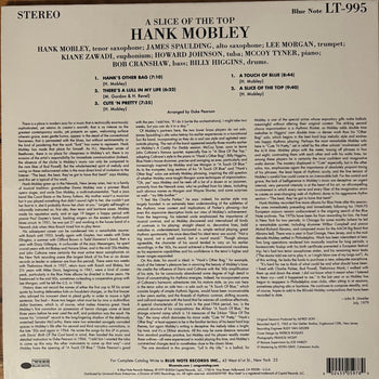 A Slice Of The Top - Mobley, Hank