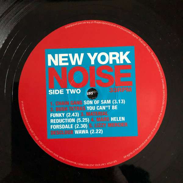 New York Noise - Dance Music From the New York Underground 1978-82 [2LP] - Soul Jazz Records Presents
