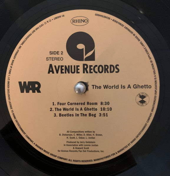 The World Is A Ghetto - War