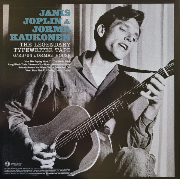 The Legendary Typewriter Tape: 6/25/64 Jorma’s Hou - Joplin, Janis & Jorma Kaukonen