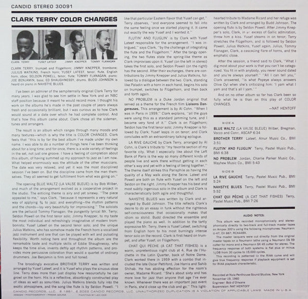 Color Changes - Terry, Clark