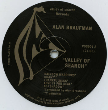 Valley Of Search - Braufman, Alan