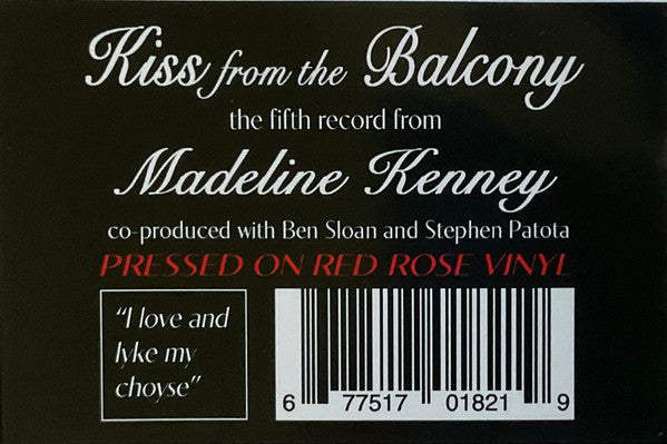 Kiss From The Balcony - Kenney, Madeline