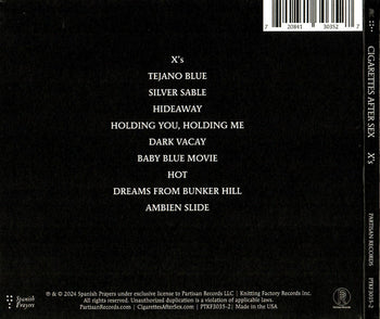 X's [CD] - Cigarettes After Sex