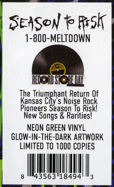 1-800-MELTDOWN - Season To Risk