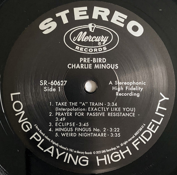 Pre-Bird - Mingus, Charles