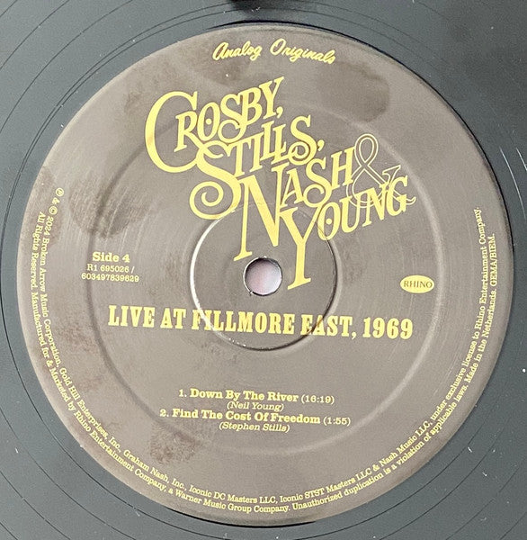 Live At Fillmore East, 1969 - Crosby Stills Nash & Young
