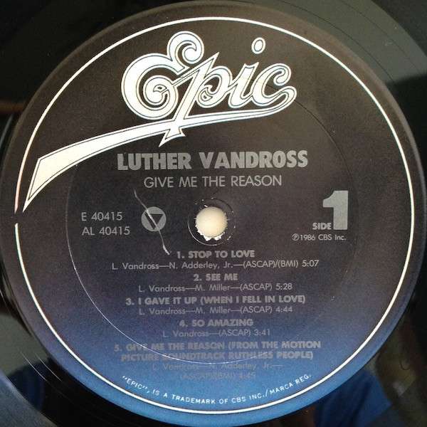 Give Me The Reason - Vandross, Luther