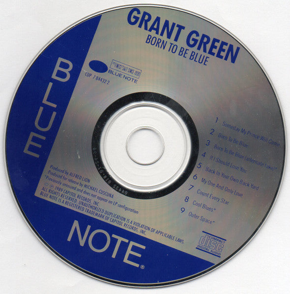 Born To Be Blue - Green, Grant