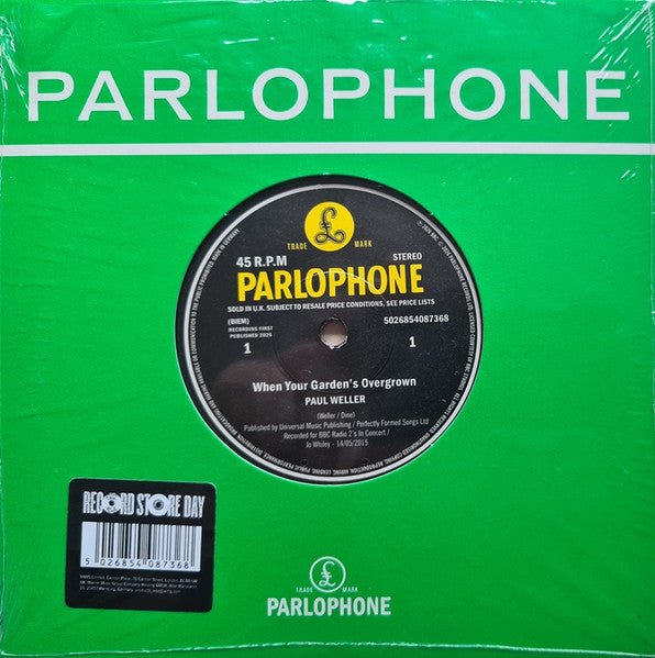 WHEN YOUR GARDENS OVERGROWN / BOY ABOUT TOWN - WELLER,PAUL