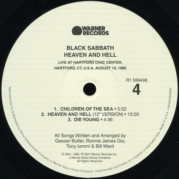 Heaven And Hell: Deluxe Edition [2LP] - Black Sabbath