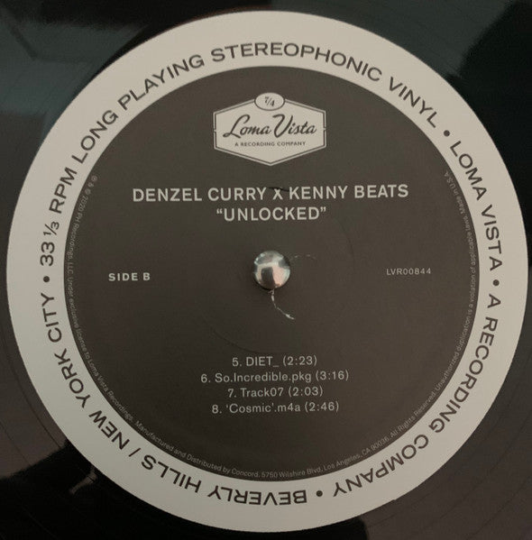 Unlocked [lp] - Curry, Denzel X Kenny Beats