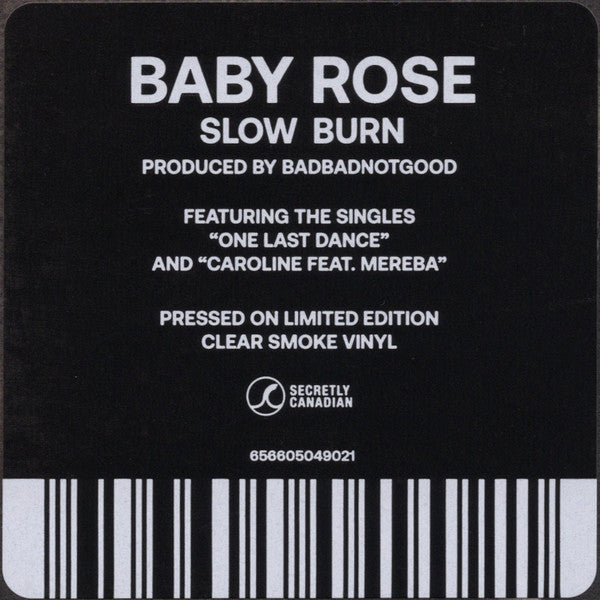 Slow Burn - Baby Rose / Badbadnotgood [LP]