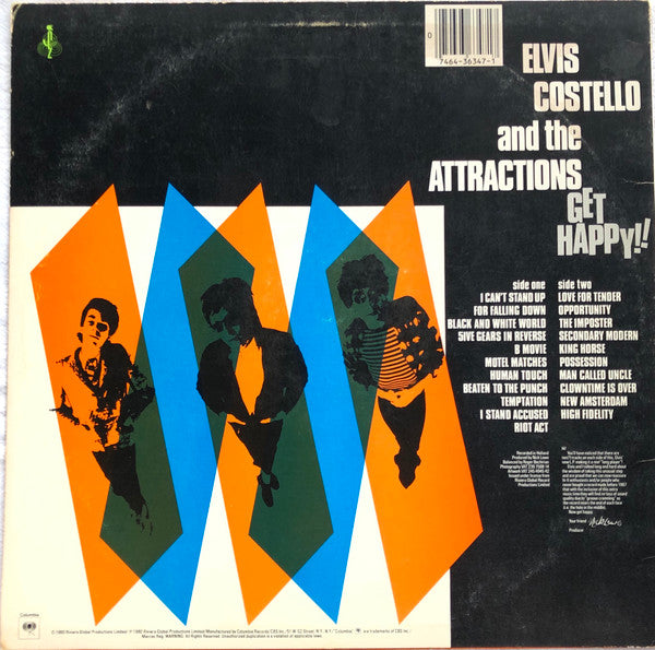 Get Happy - Costello, Elvis & The Attractions