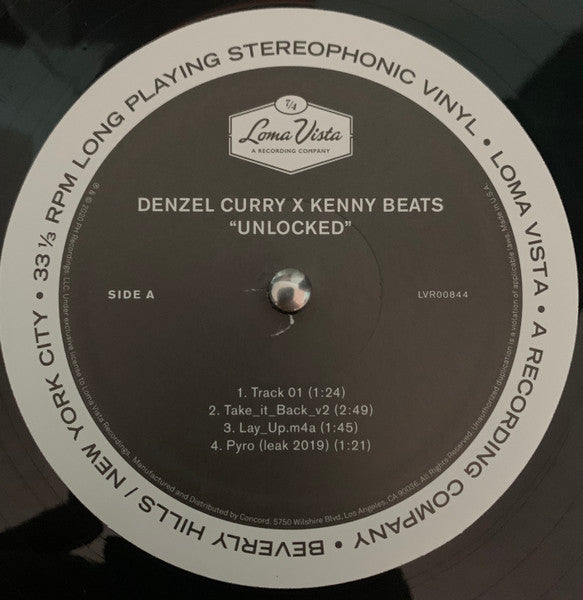 Unlocked [lp] - Curry, Denzel X Kenny Beats