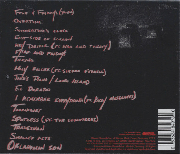 Zach Bryan - Zach Bryan [CD]