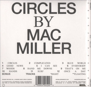 Circles - Mac Miller [CD]