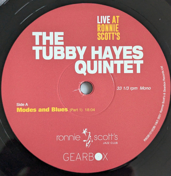 Modes and Blues - 8th February 1964 - Hayes, Tubby Quintet