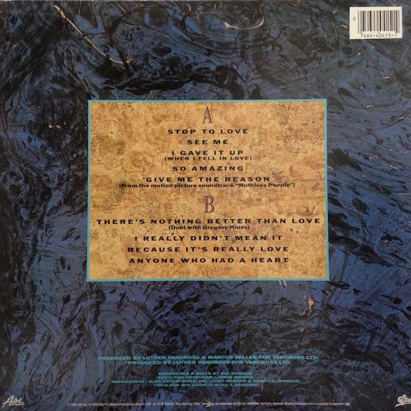 Give Me The Reason - Vandross, Luther