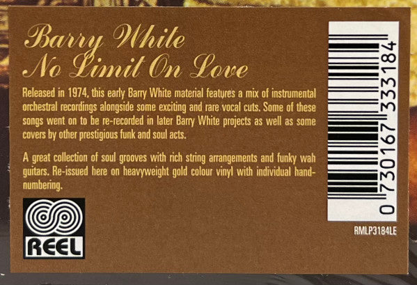 No Limit On Love - White, Barry
