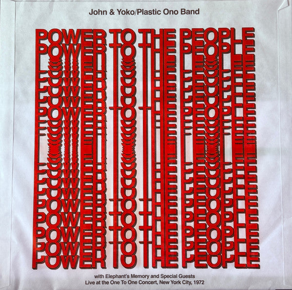 Power To The People: Live at the One To One - Lennon, John / Plastic Ono Band