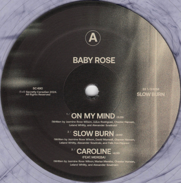 Slow Burn - Baby Rose / Badbadnotgood [LP]