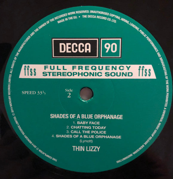Shades Of A Blue Orphanage - Thin Lizzy