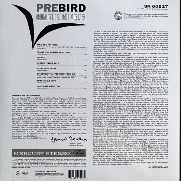 Pre-Bird - Mingus, Charles
