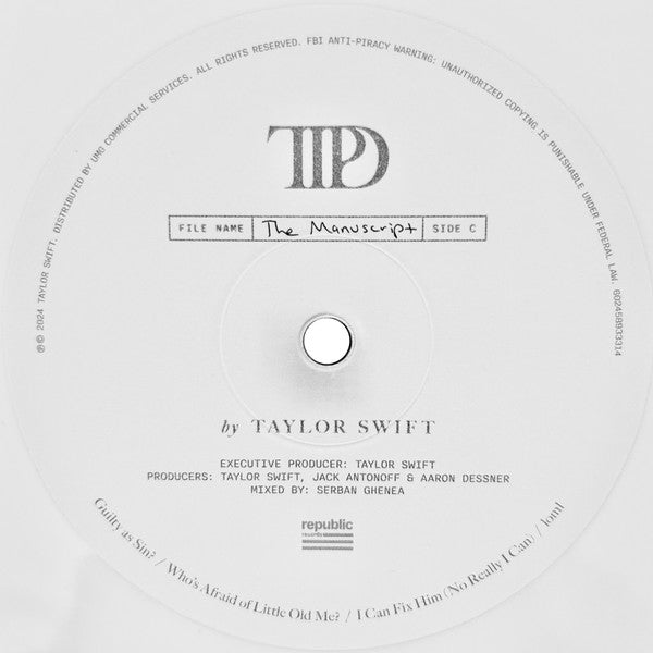 The Tortured Poets Department - Swift, Taylor