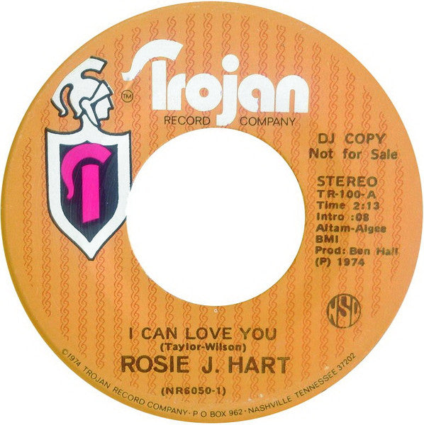 I Can Love You / Don't Be Nice To Me - Hart, Rosie J.