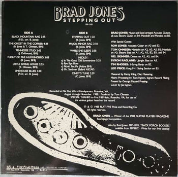 Stepping Out - Jones, Brad