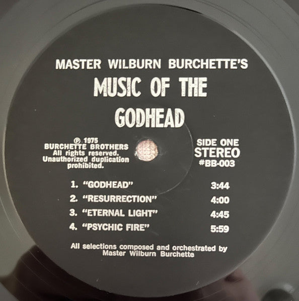 Music Of The Godhead For Supernatural Meditation - Burchette, Master Wilburn