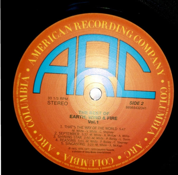 Greatest Hits Vol. 1 - Earth, Wind & Fire