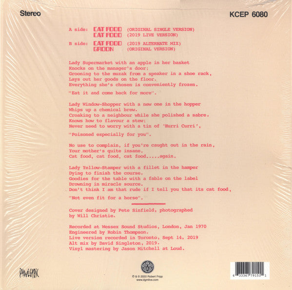 Cat Food (50th Anniversary Edition) - King Crimson