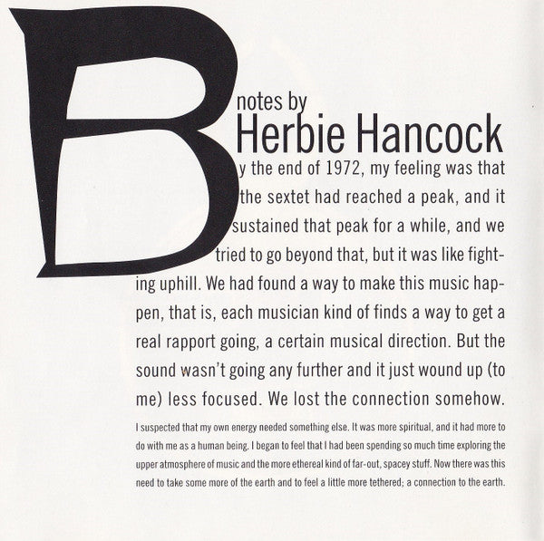 Headhunters (remastered) - Herbie Hancock [CD]