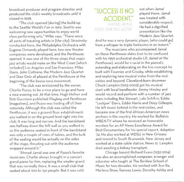 Emerald City Nights: Live At The Penthouse 1963-19 - Jamal, Ahmad