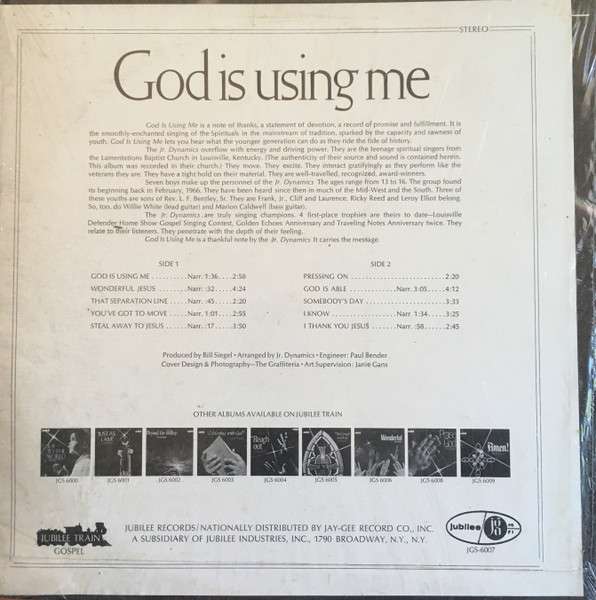 God Is Using Me - Junior Dynamics