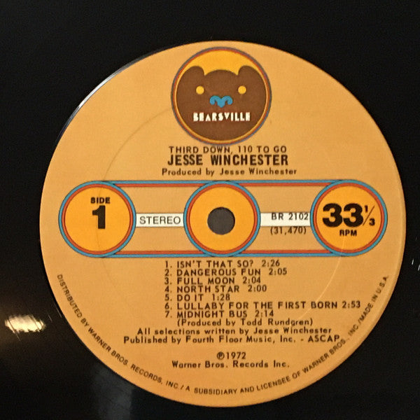 Third Down, 110 To Go - Winchester, Jesse