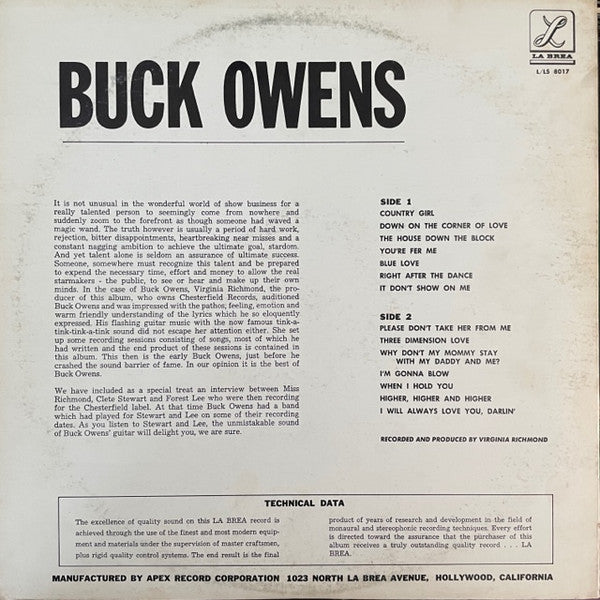 Buck Owens - Owens, Buck