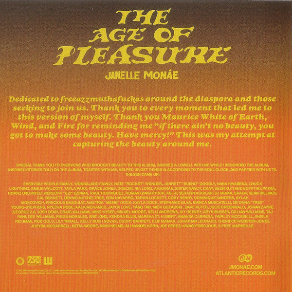 The Age Of Pleasure - Monae, Janelle
