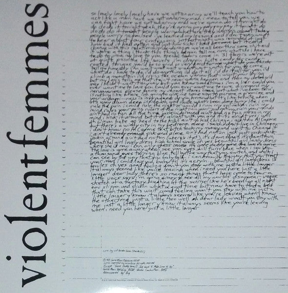 Violent Femmes - Violent Femmes