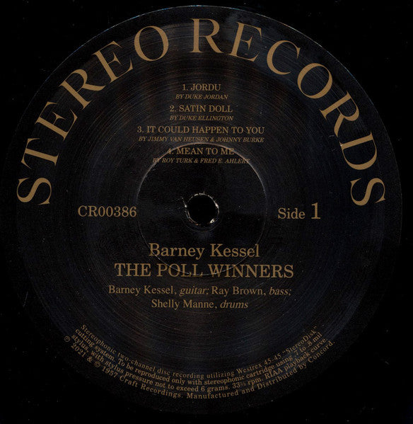 The Poll Winners - Kessel, Barney & Shelly Manne