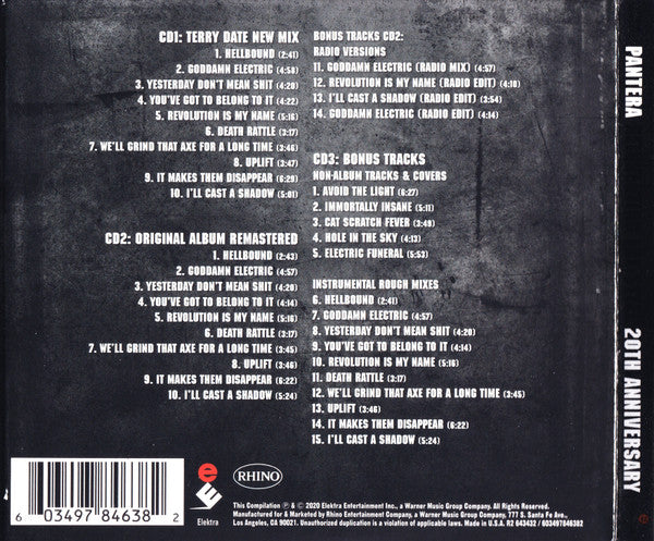 Reinventing The Steel (20th Anniversary) - Pantera