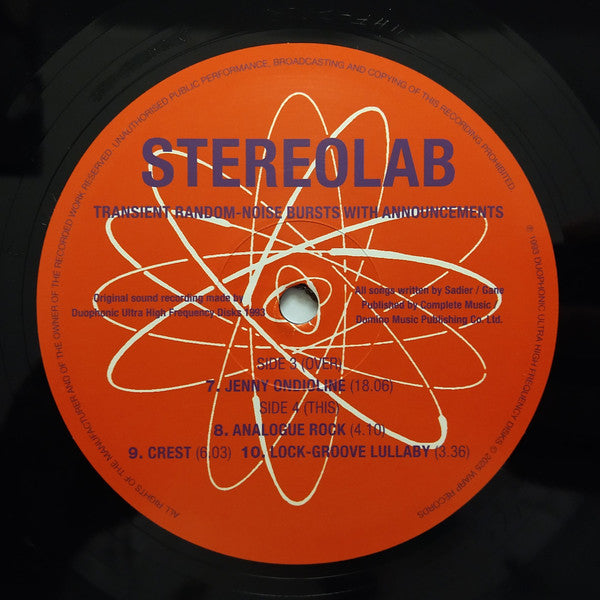 Transient Random-noise Bursts With Announcements - Stereolab