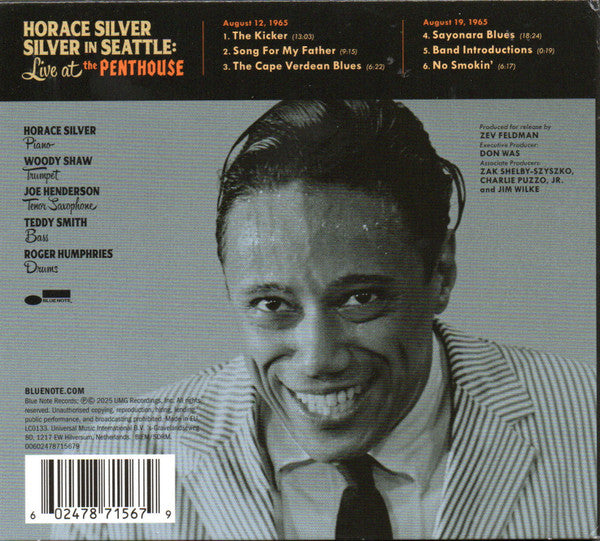 Silver In Seattle: Live At The Penthouse - Silver, Horace