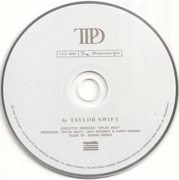 The Tortured Poets Department - Swift, Taylor