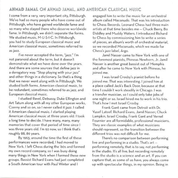 Emerald City Nights: Live At The Penthouse 1963-19 - Jamal, Ahmad