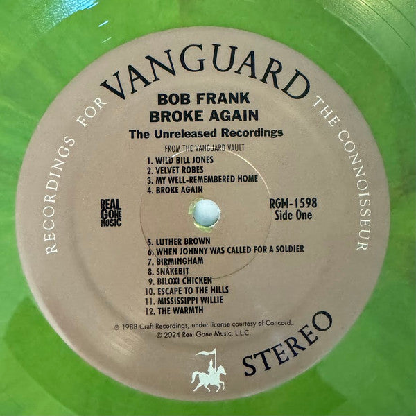 Broke Again--The Unreleased Recordings - Frank, Bob