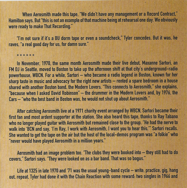 1971: The Road Starts Hear - Aerosmith